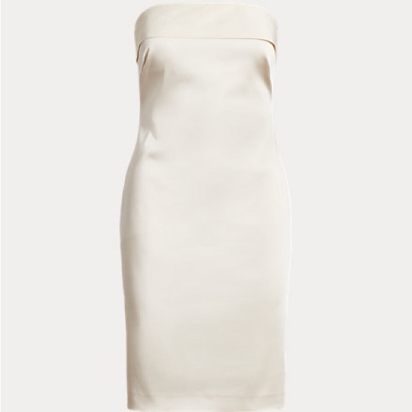 **NWT** Ralph Lauren Bow Back Satin Dress - Picture 3 of 7